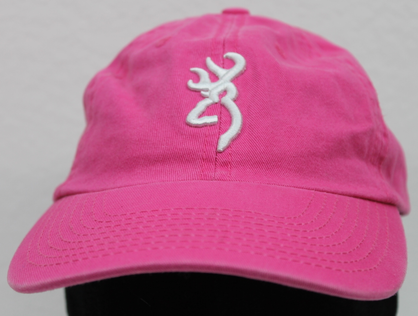 BROWNING Hat Cap Womens Pink Adjustable Firearms Hunting Outdoors Girls EUC