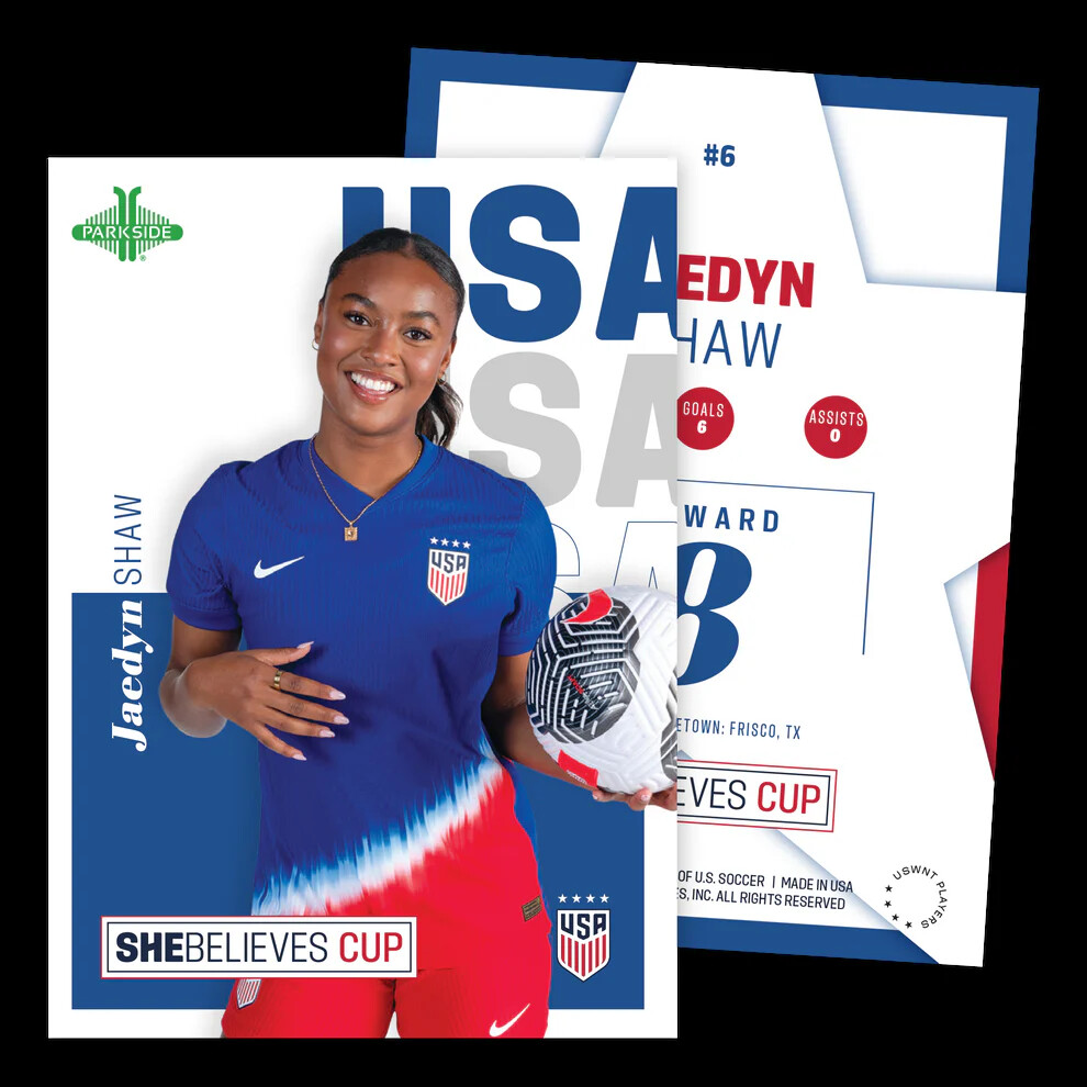 SINGLES - 2024 Parkside USWNT SheBelieves Cup Team Set - Updated