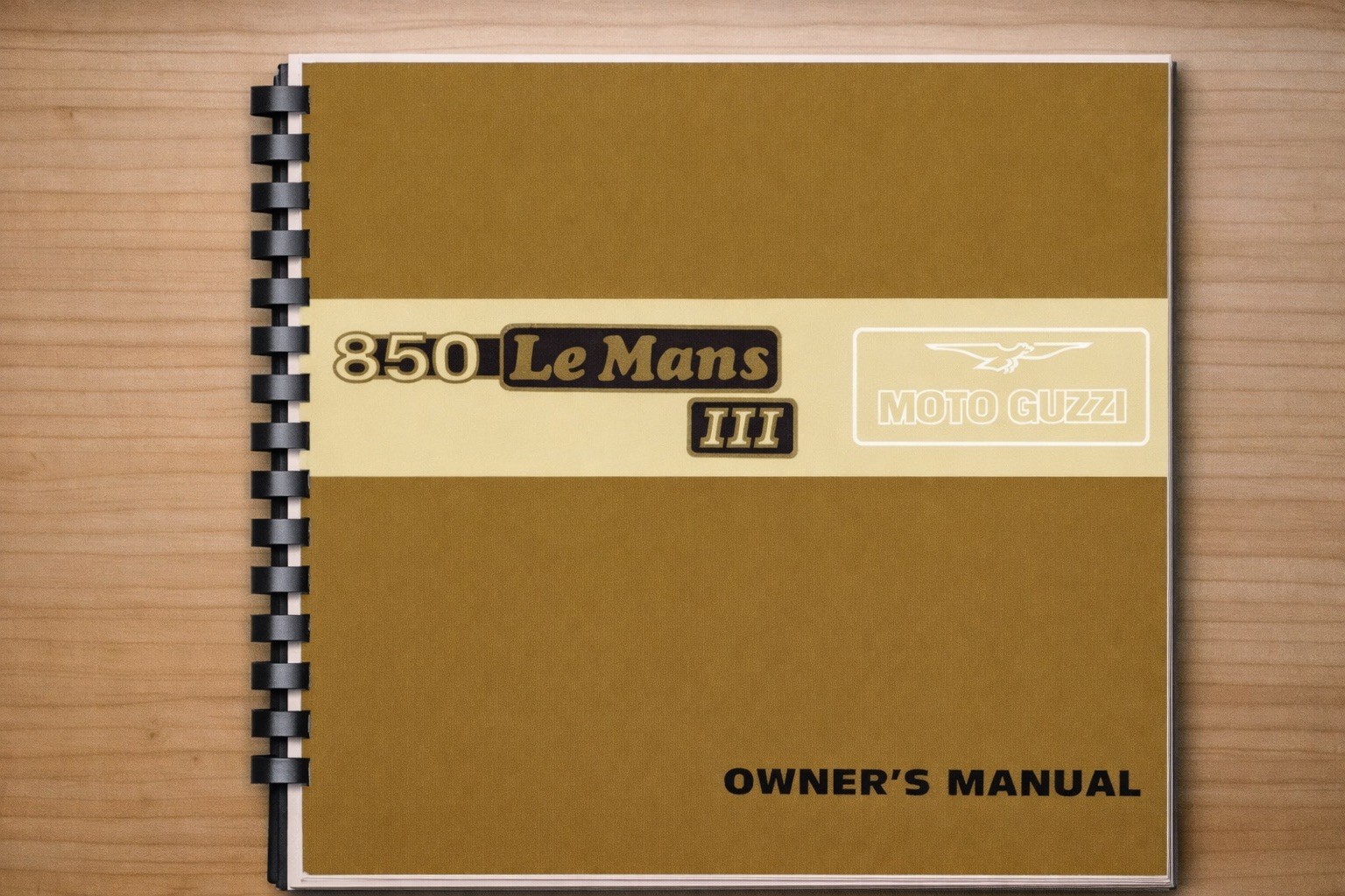 MOTO GUZZI 850 LE MANS III 3 OWNERS MANUAL USER GUIDE