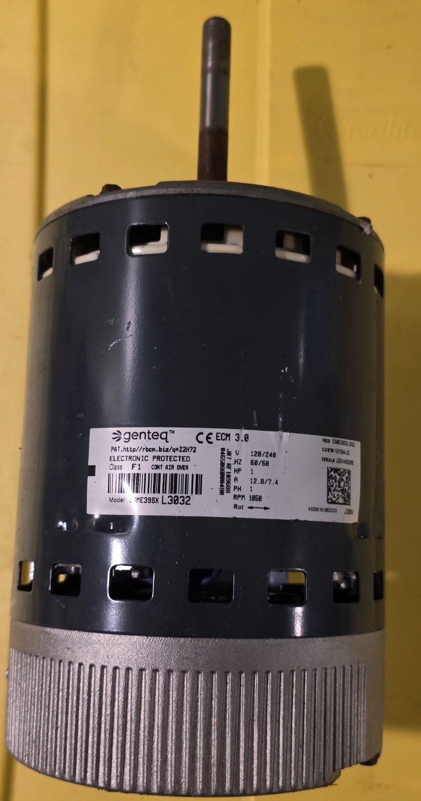OEM Genteq ECM 3.0 Blower Motor 5SME39SXL3032 1HP 120/240V 1050RPM