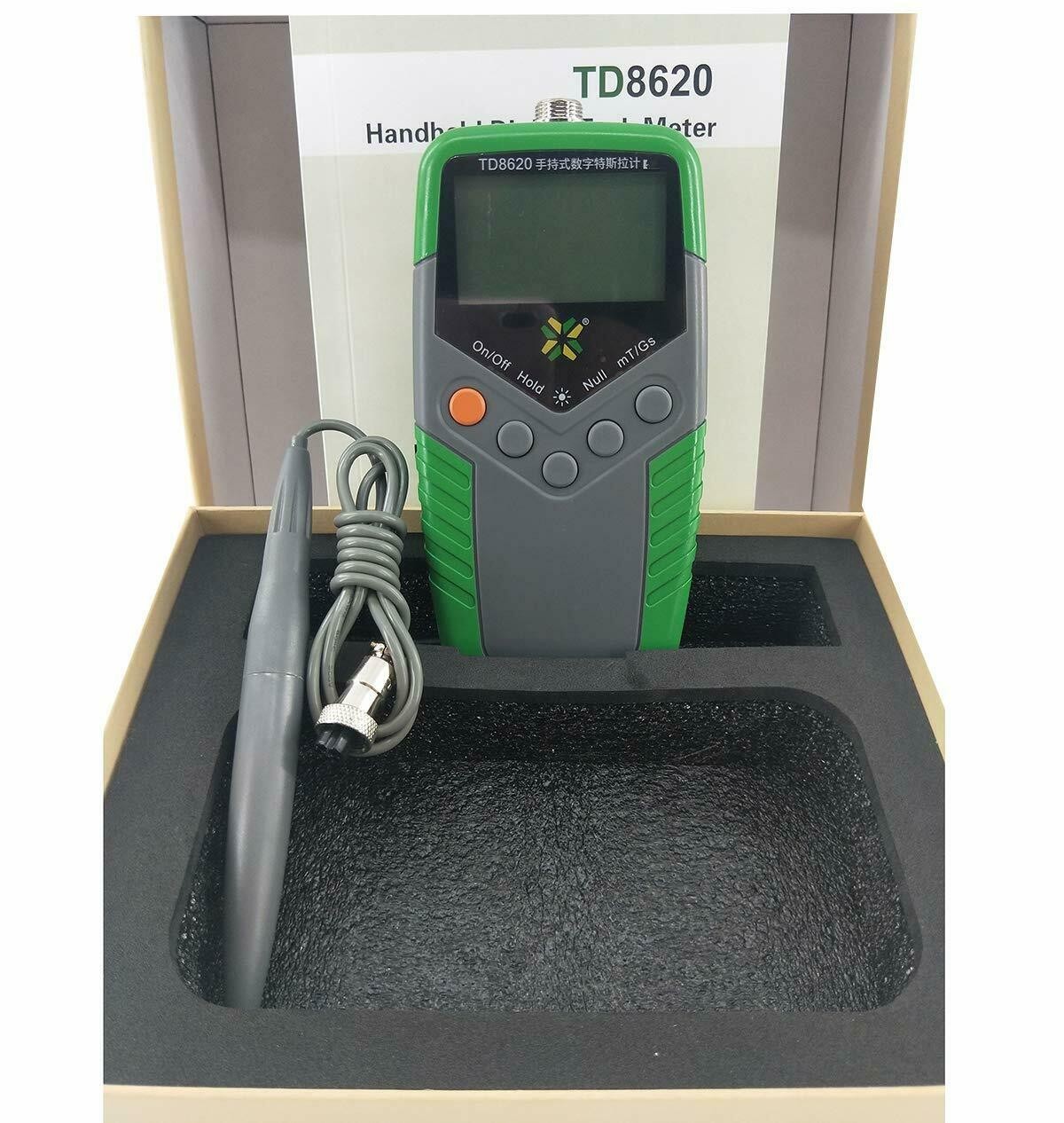Teslameter Magnetic Strength Tester with Range 200mt/2000mt Display Accuracy ±5%
