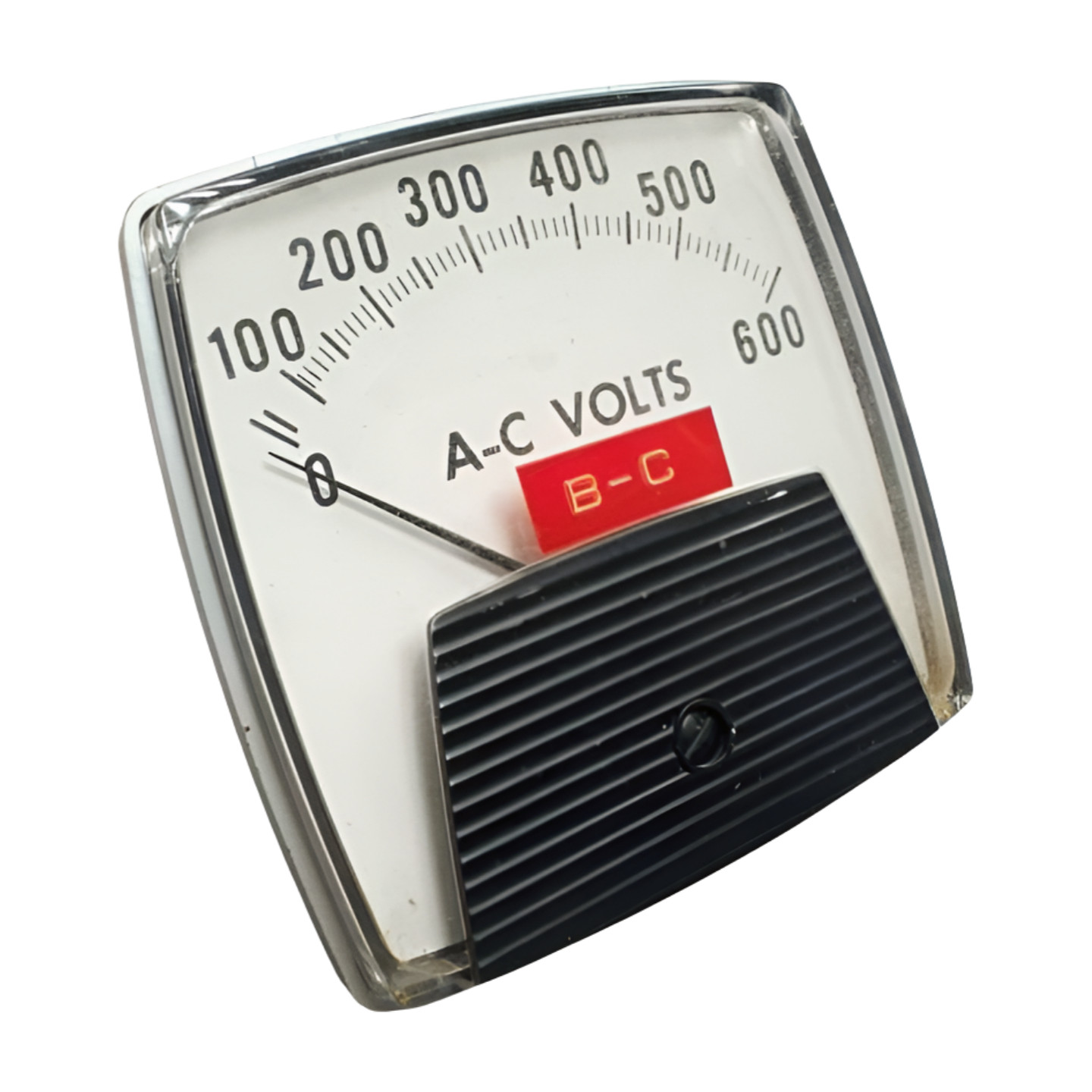 General Electric 50-250344SJSJ1 Panel Meter A-C Volts, 0-600V, 60Hz, 281S