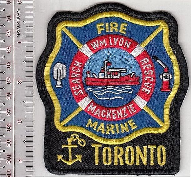 Fire Boat Ontario Toronto Fire Department Fireboat Wm Lyon MacKenzie NO TARIFF