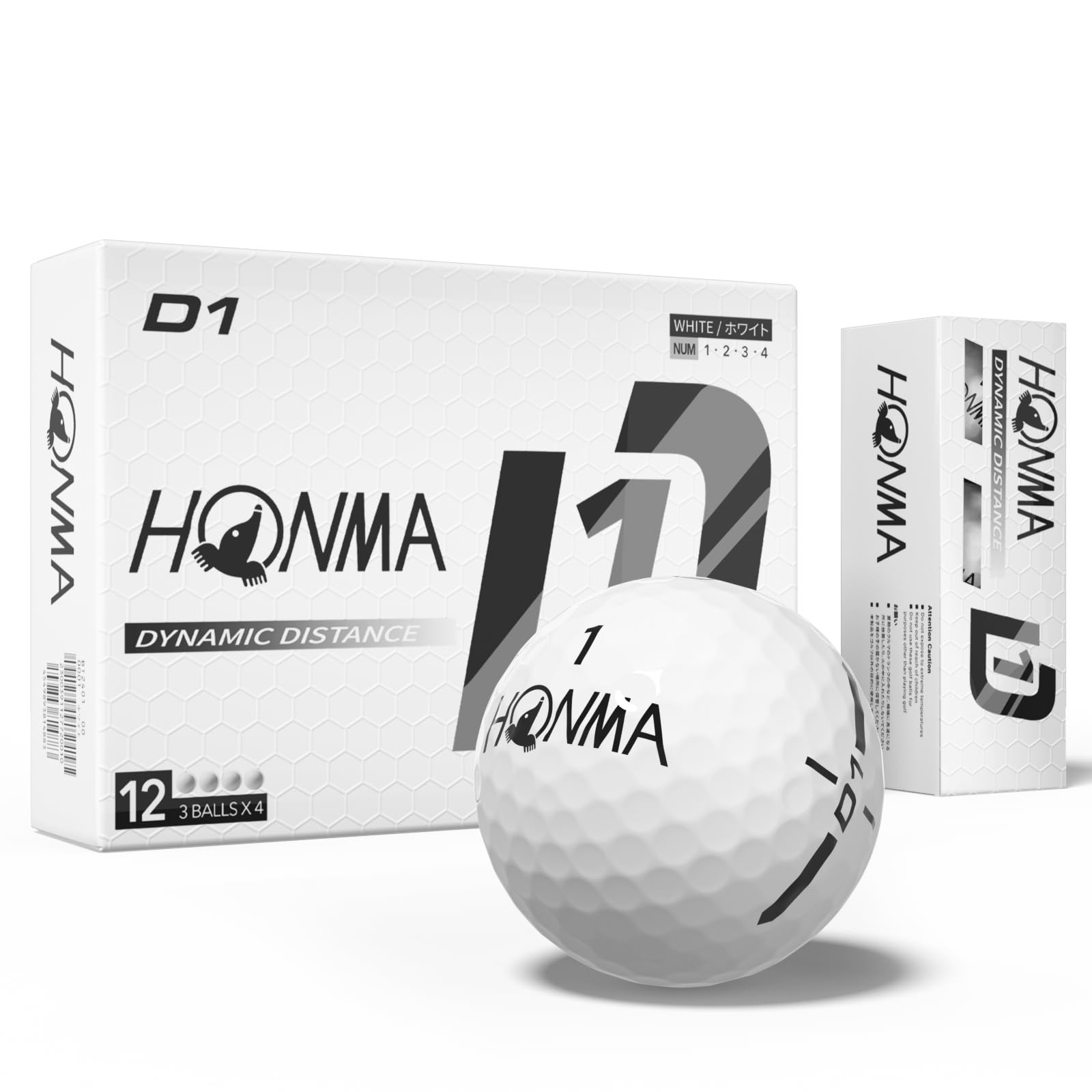 Honma D1 Distance Golf Balls,Extra Soft Feel with Long Distance,High Speed Co...