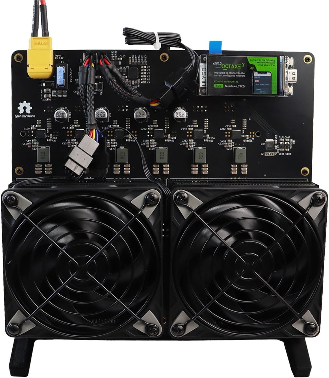NerdOctaxe Rev 3.1 12TH/s ASIC Bitcoin/SHA-256 Miner - Mint Condition