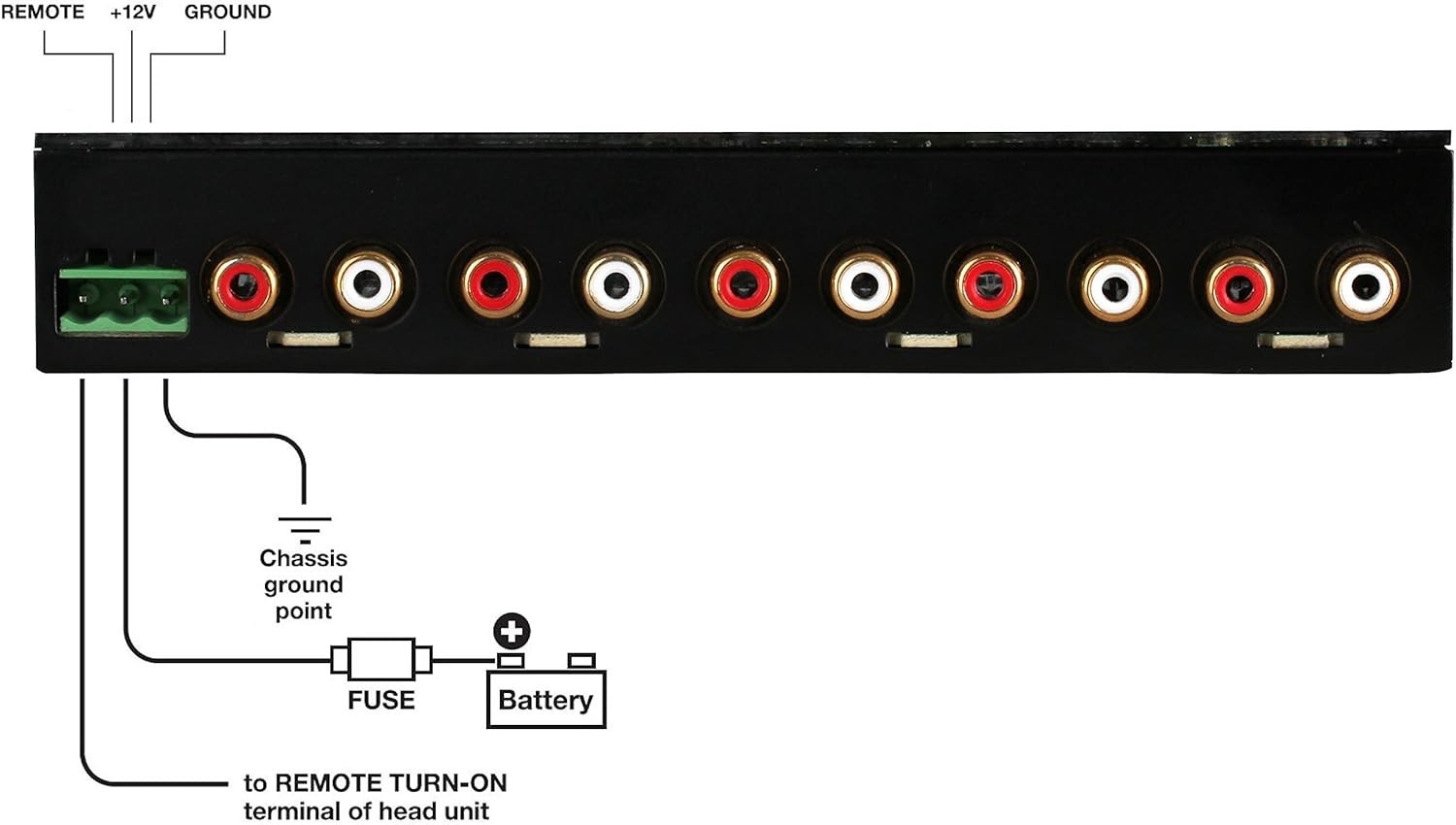 Compact 4 Band Pre-Amp Equalizer with Advanced Controls for Upgraded Car Audio