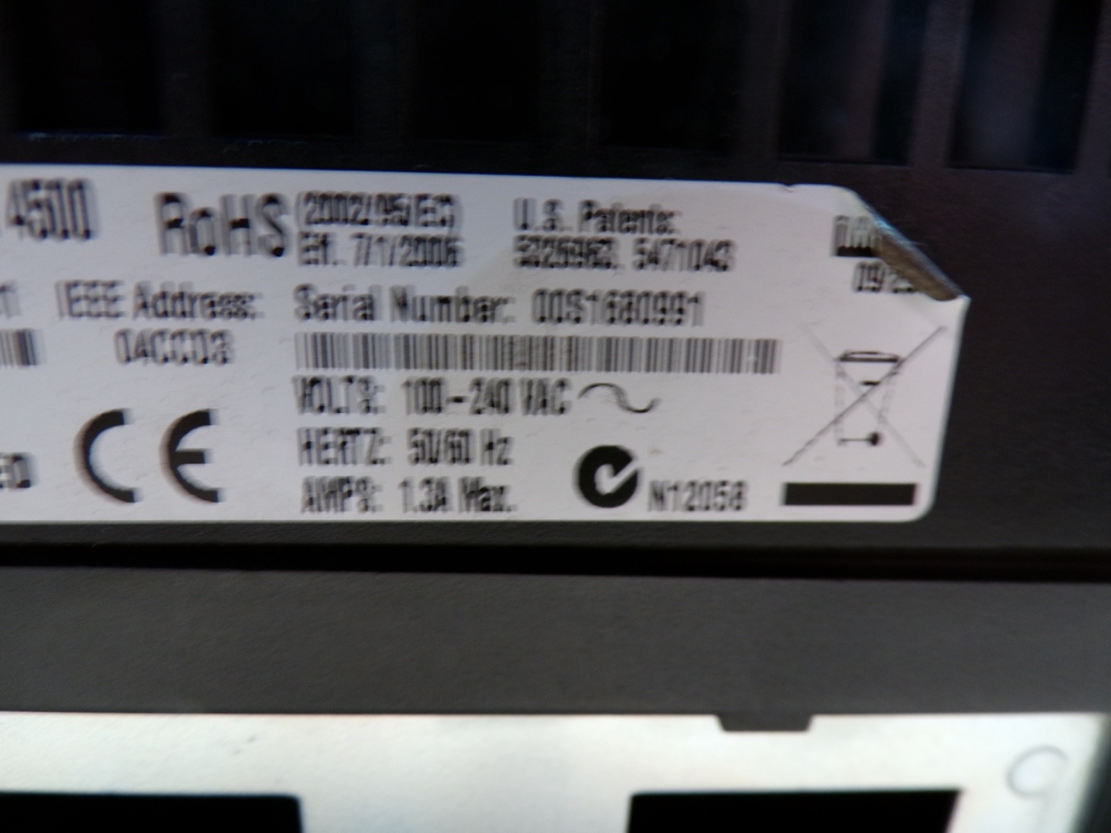 KRONOS SYSTEM 4500 TIME CLOCK