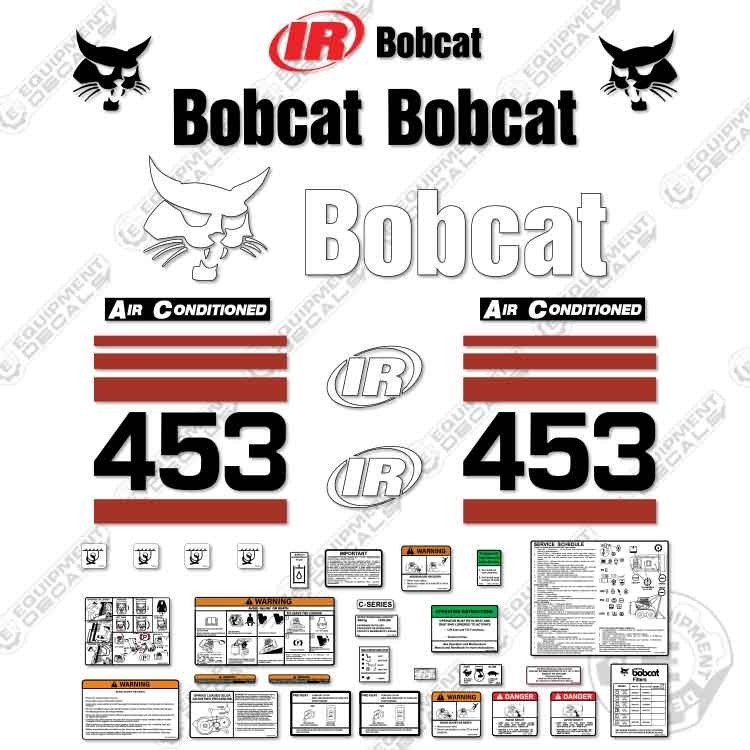Fits Bobcat 453 Decal Kit Skid Steer Decals