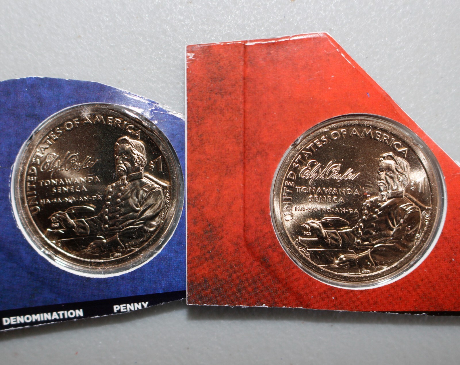 2022 P D Sacagawea Dollar BU 2 Mint Set Coins Native American Ely Samuel Parker
