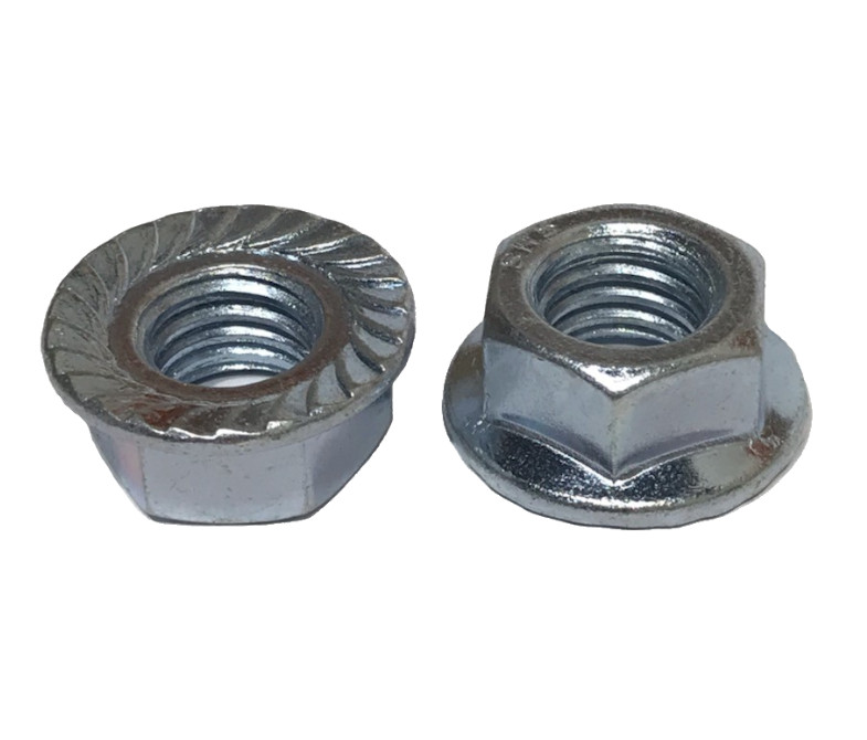 5/16"-18 NC Serrated Flange Nuts - Zinc Plated (QTY 200)