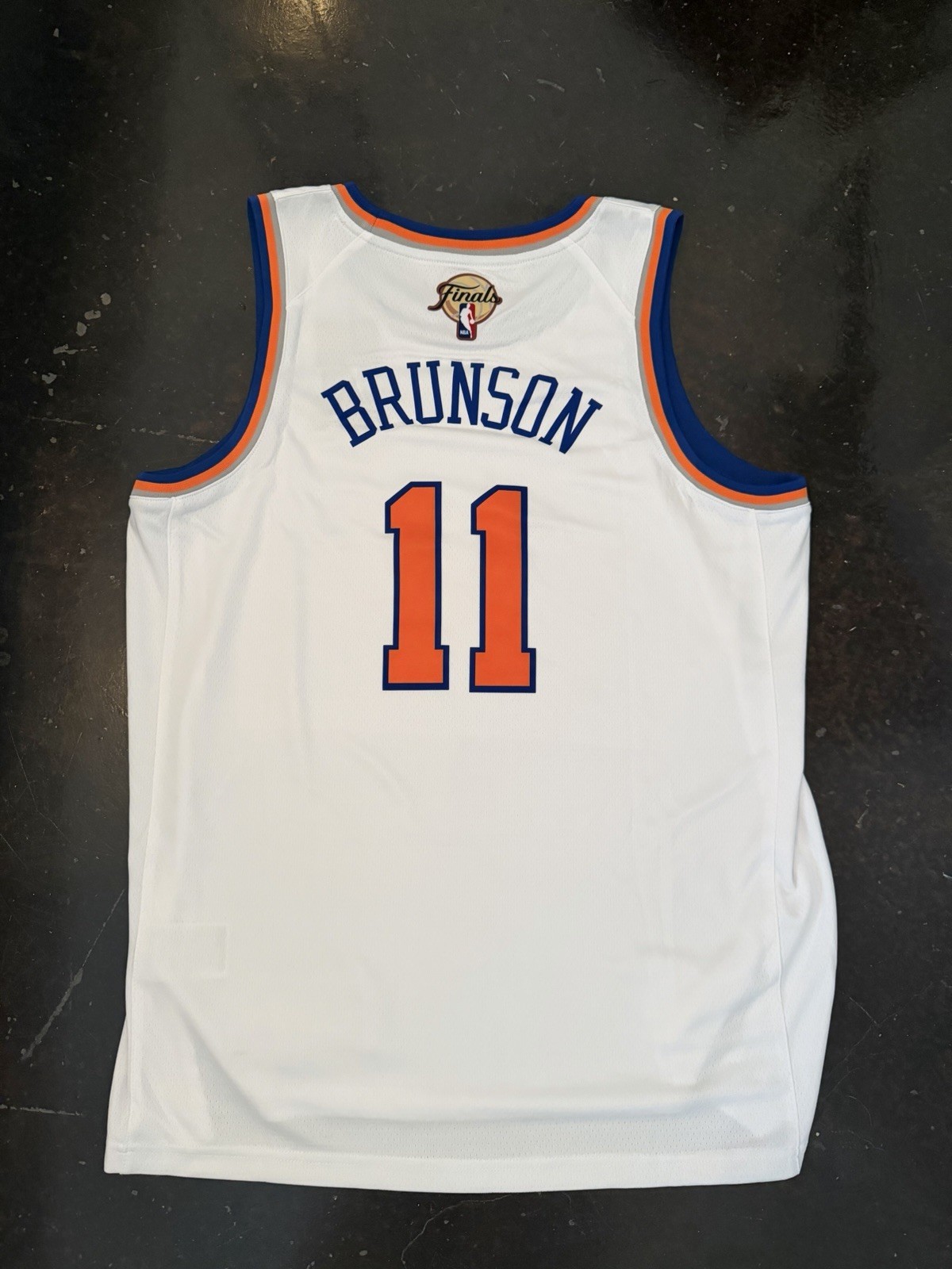 Jalen Brunson New York Knicks 2026 NBA Finals Size XL Jersey White New With Tags