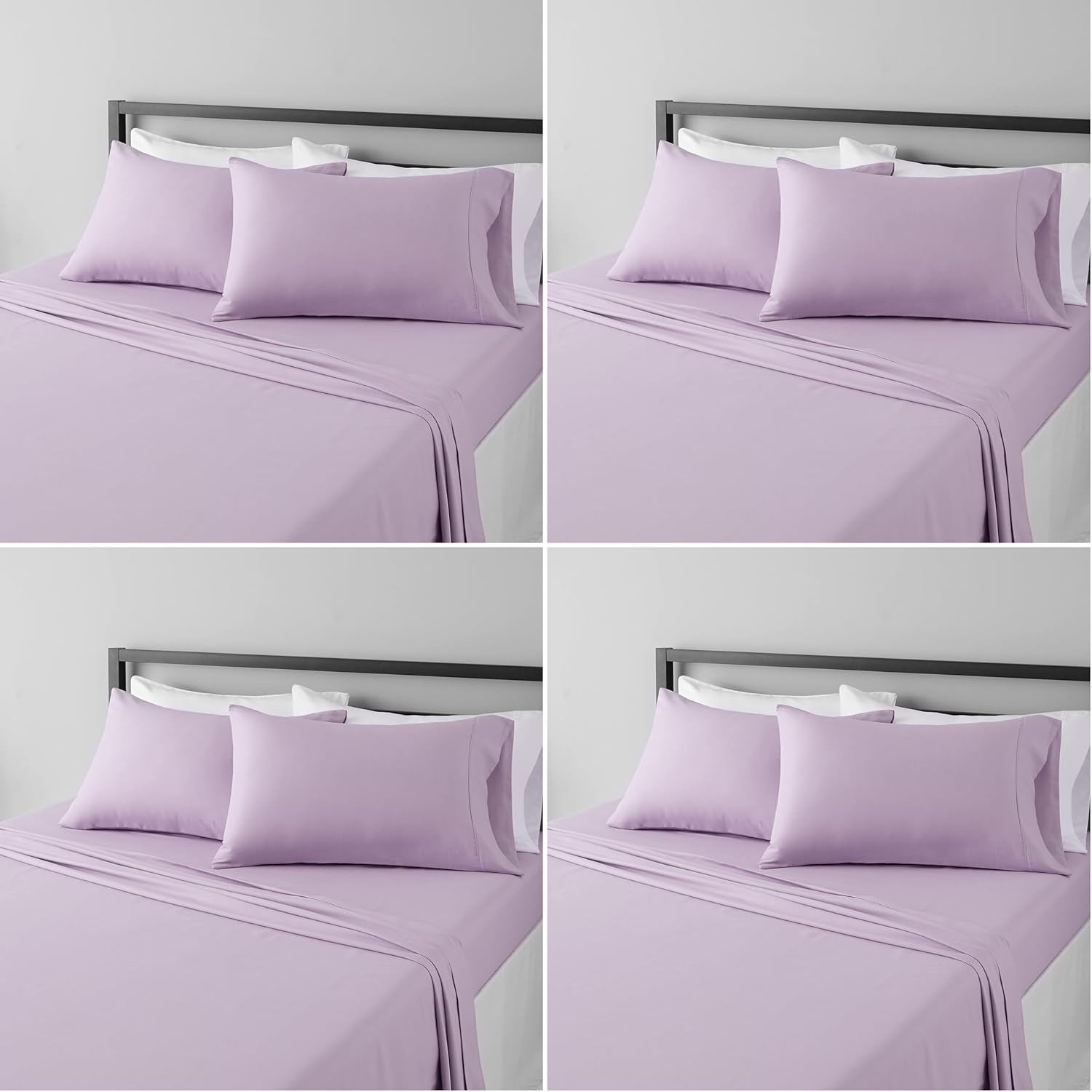 Lightweight Super Soft Easy Care Breathable Microfiber 4 Piece Cozy Comfortable
