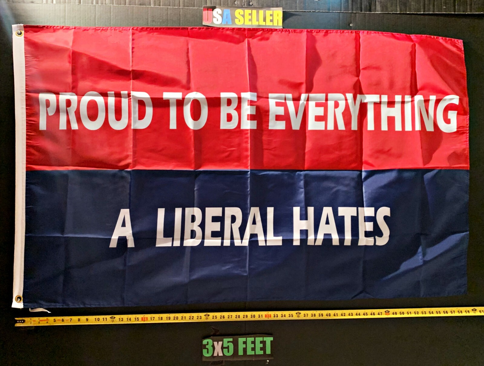 Donald Trump Flag FREE USA SHIP Liberals Suck Hate Me RB Desantis USA Sign 3x5'