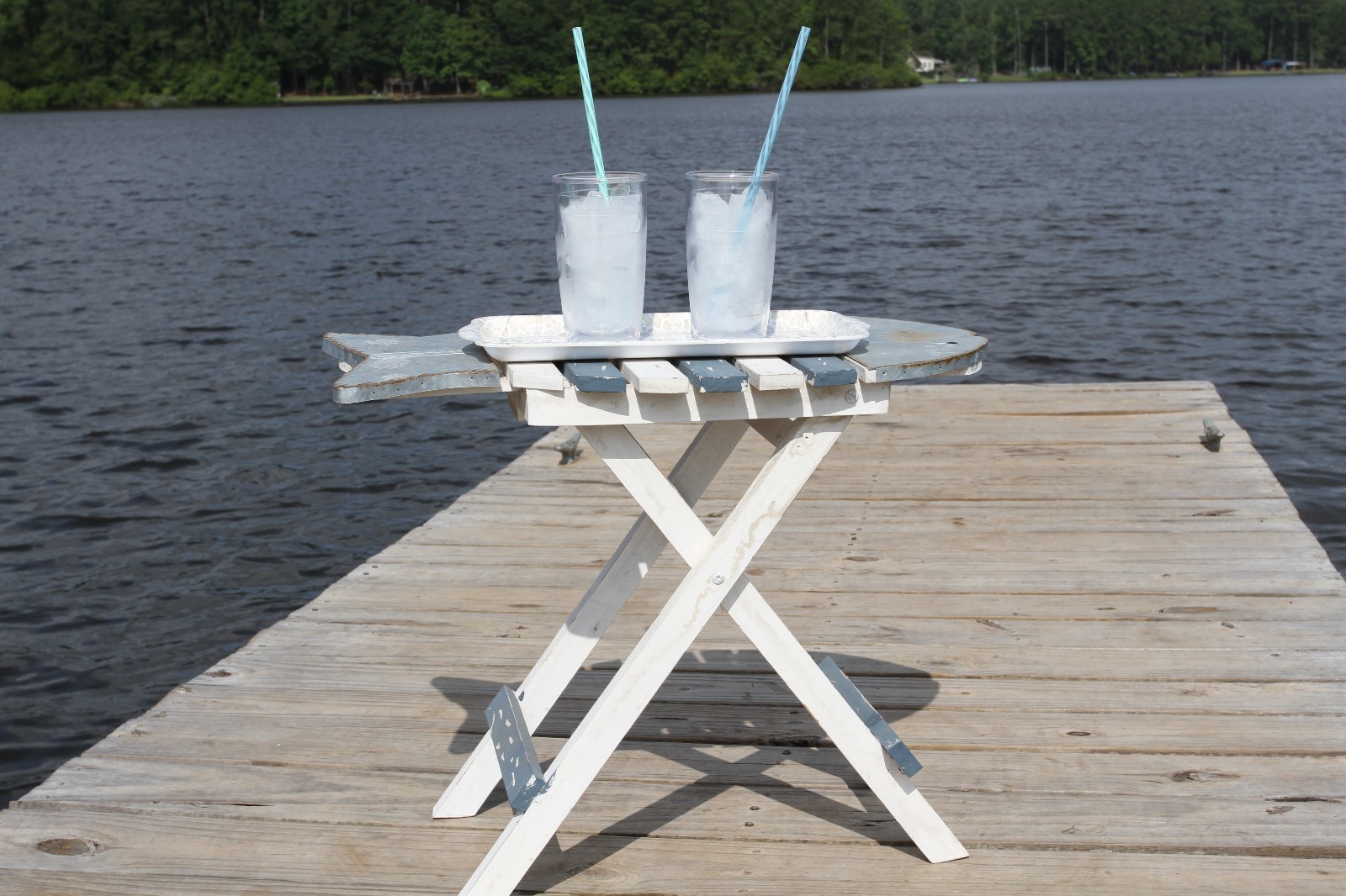 COASTAL ACCENTS,Fish Shape,SOLID WOOD, Side Tables,Beach Decor,pool style