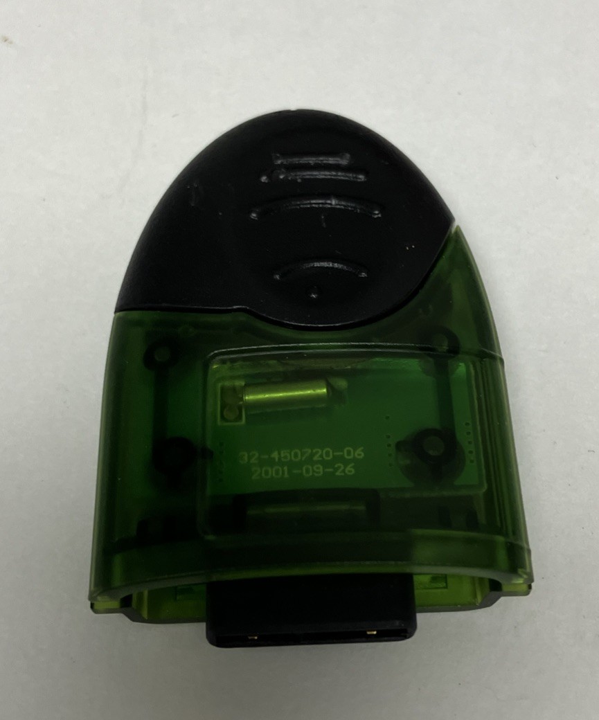 Original Microsoft XBOX Mad Catz Memory Card Unit 8MB Clear /Green
