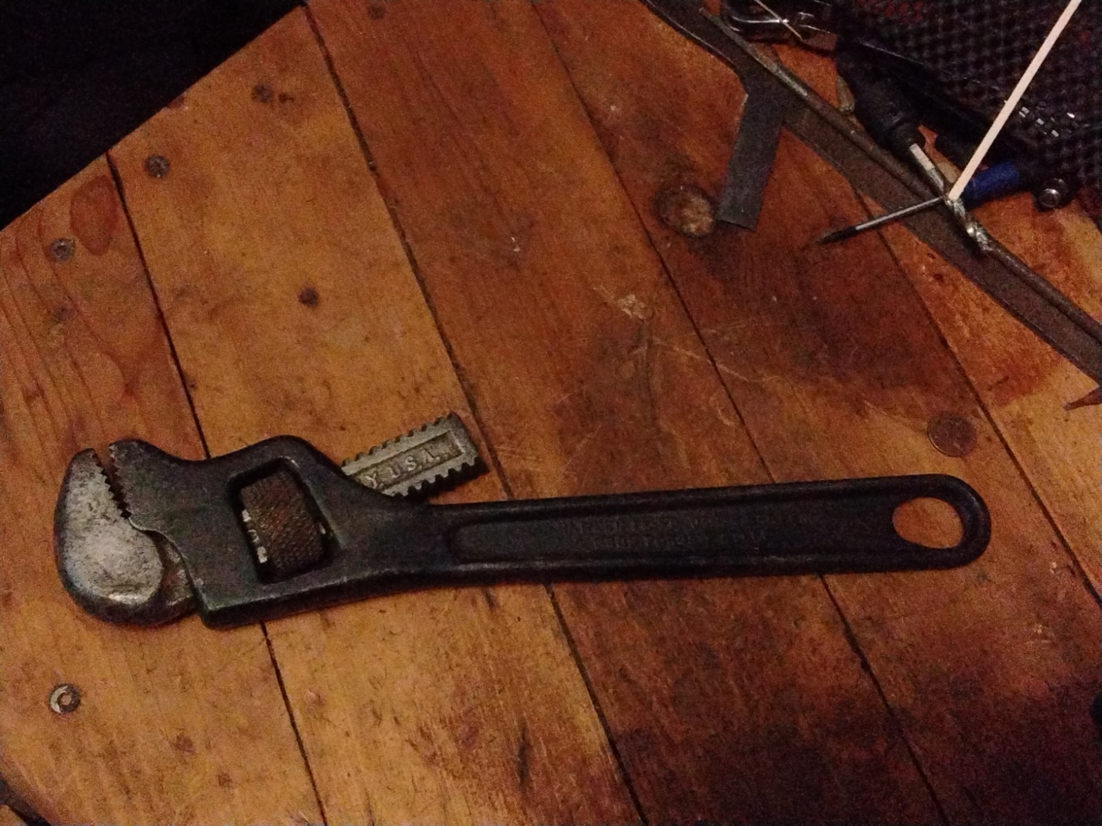 Vintage buffalo Ajustable Pipe Wrench