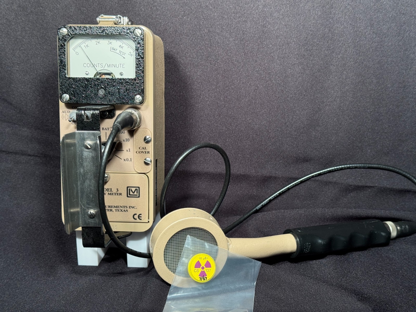 MINT Ludlum Model 3 Radiation Detector + 44-9 αβγ GM Probe, Hard case, 2026 Cal!