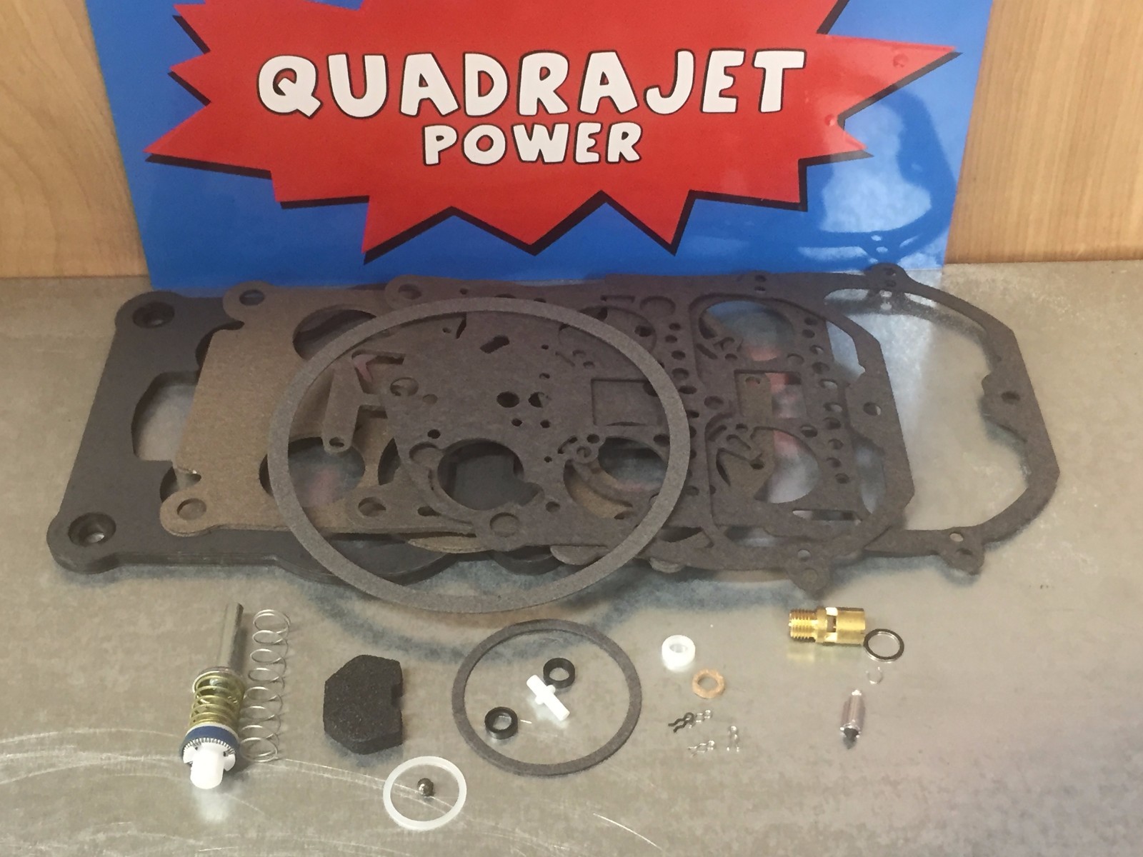 Quadrajet Rebuild Kit. Buick 77 Cad 77-80 Chevy 75-79 Oldsmobile 77 Pont 77 79