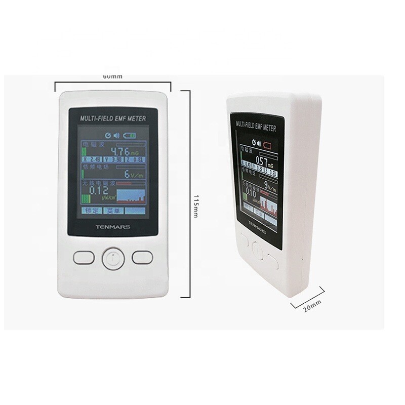 Gauss 3-axis Magnetic Electric RF Strength Electromagnetic Radiation Detector