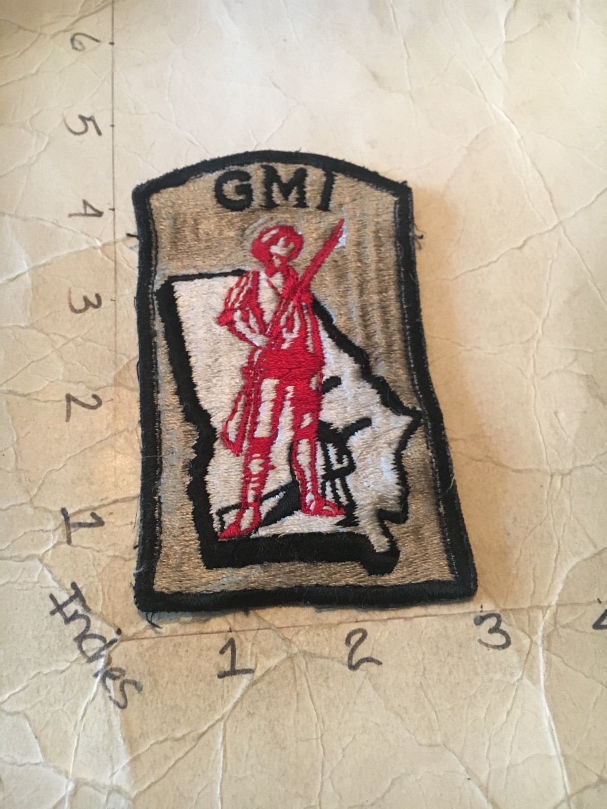 vintage US Army Georgia Military Academy Patch 7/22/25