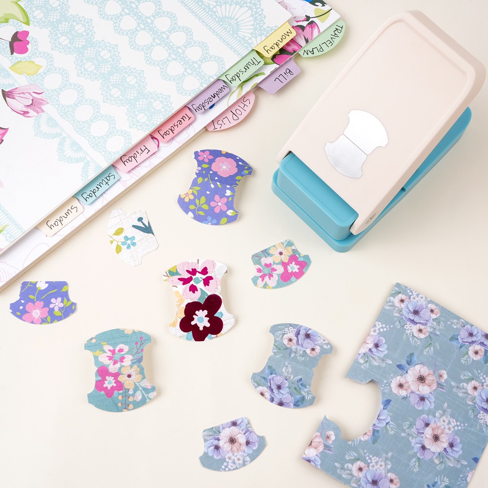 Whale-Tail Tab Punch Craft Punch for DIY Paper Card Crafting Scrapbooking