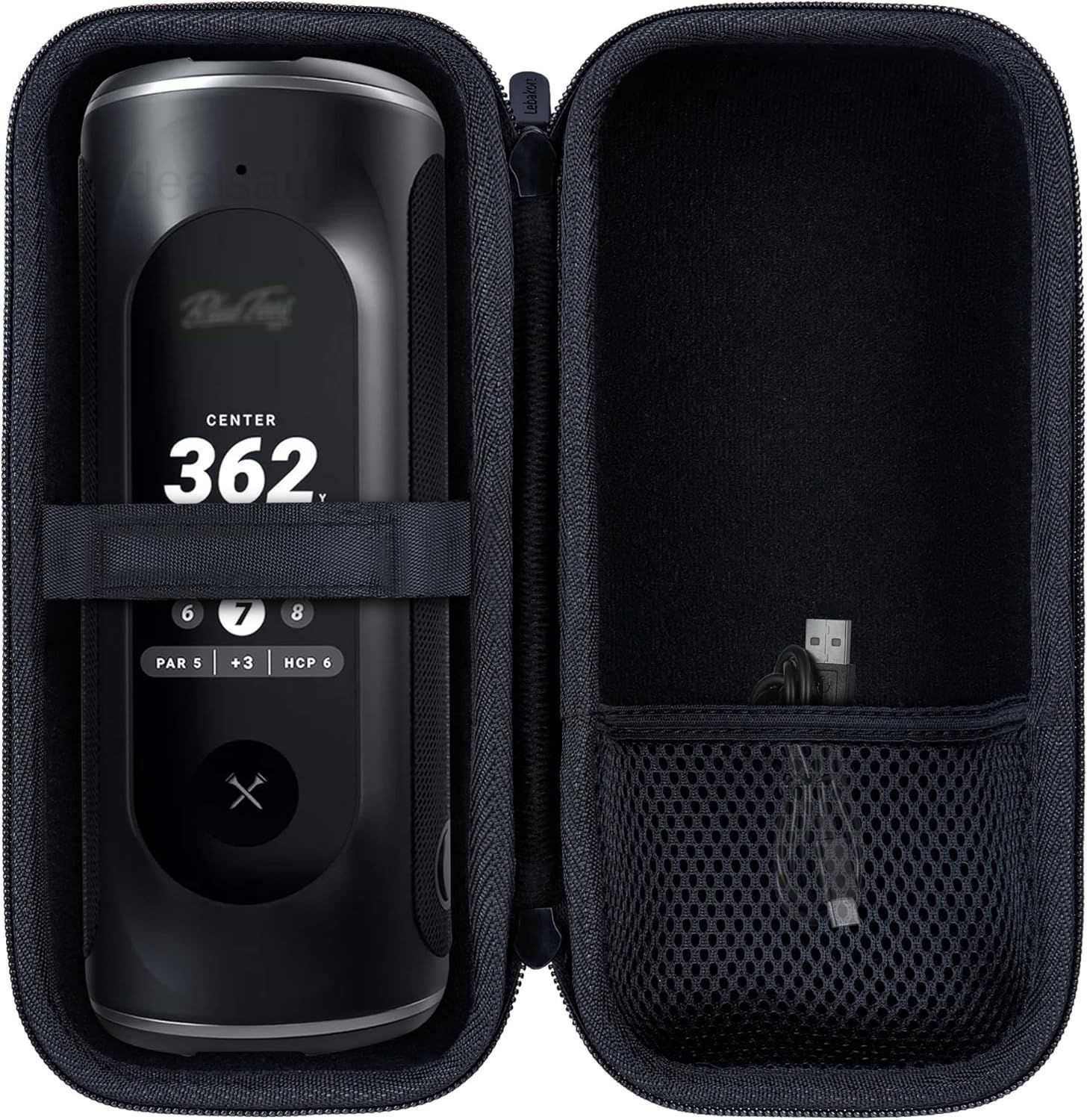 Hard Case Compatible with Blue Tees Golf Player+ GPS Speaker Black