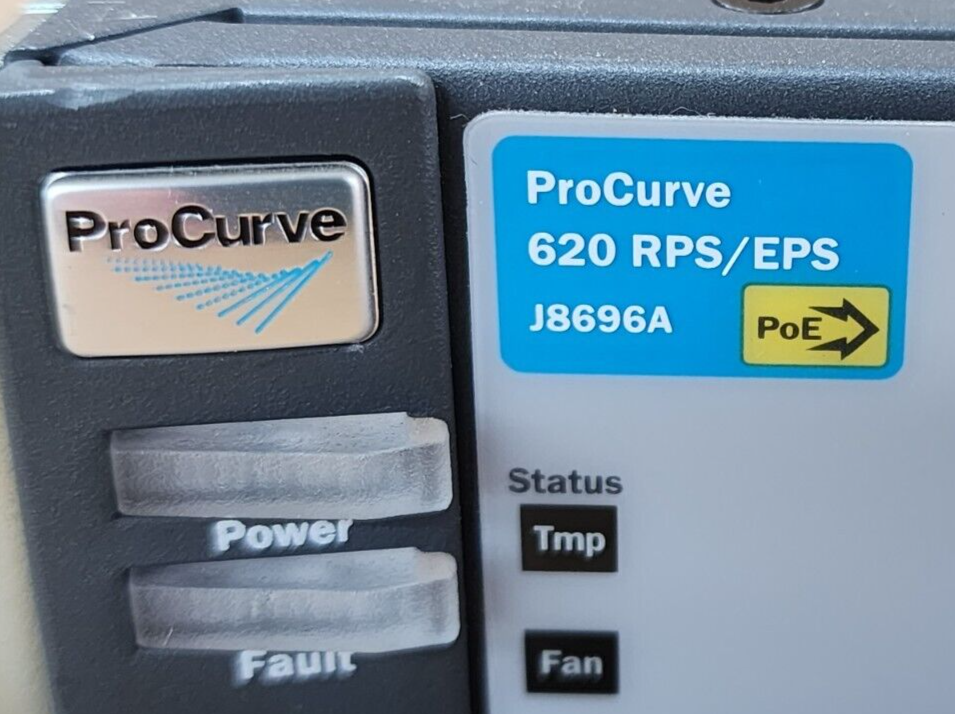 HP J8696A ProCurve 620 External Redundant Power System RPS for 3500YL W/ Ears