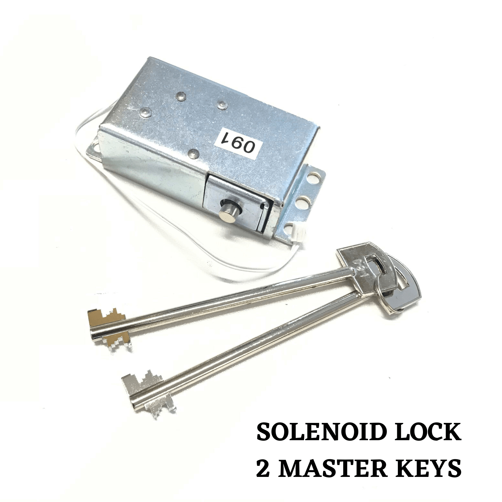 Gun Safe Lock Replacement Chrome Keypad Solenoid Safe Lock With 2 Master Keys