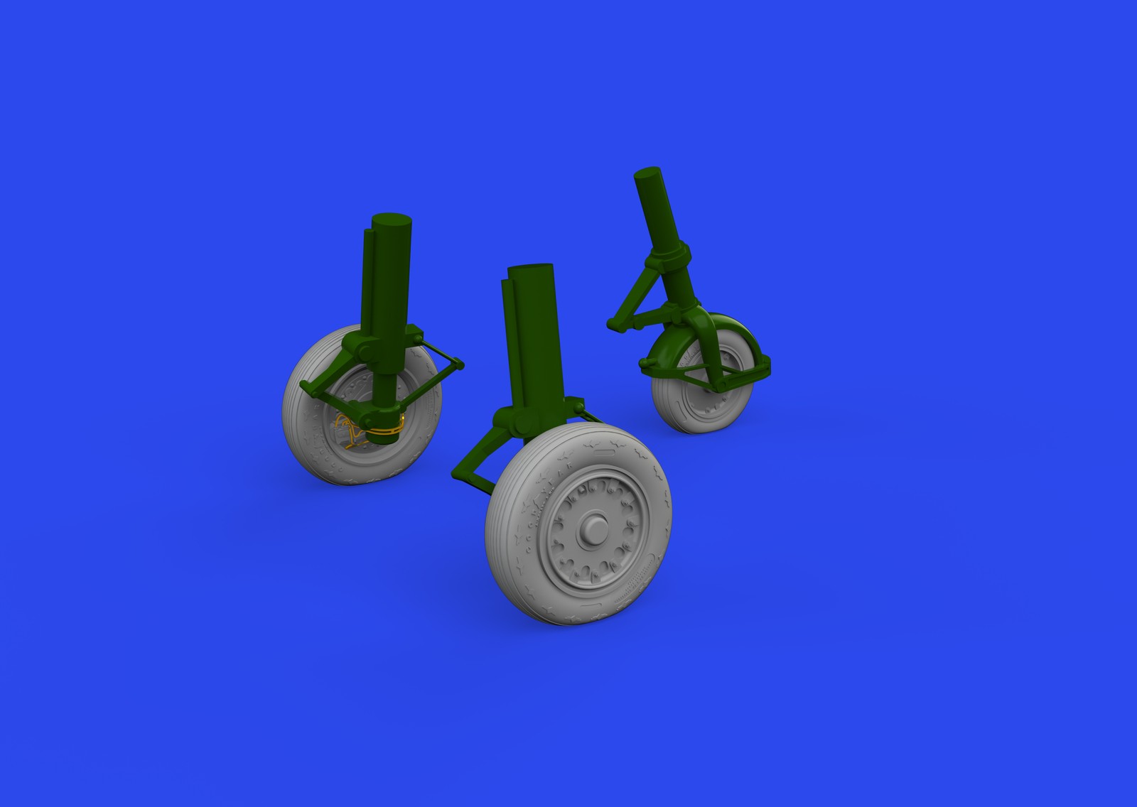 EDU-648934 Eduard J-35 Draken wheels Type 1 1/48 Brassin for HASEGAWA