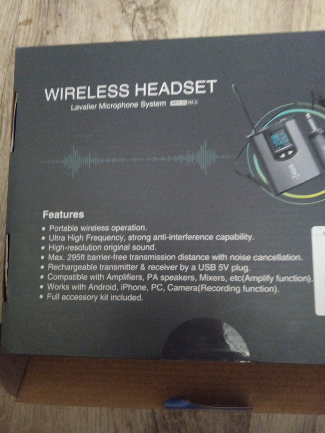 UHF Wireless Microphone Lavalier For Camera And Phone MPH-05 YM-2