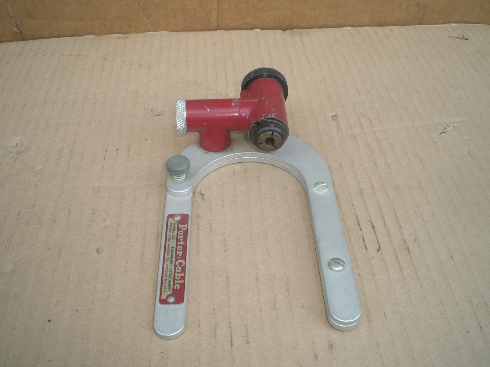 Vintage Porter Cable No. 5011 Sharpening Attachment
