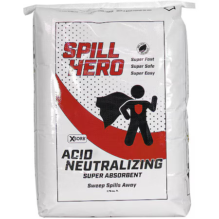 Spill Hero Xb110n Granular Sorbent, 6 1/2 Gal Absorbed Per Package, 20 Lb Bag,