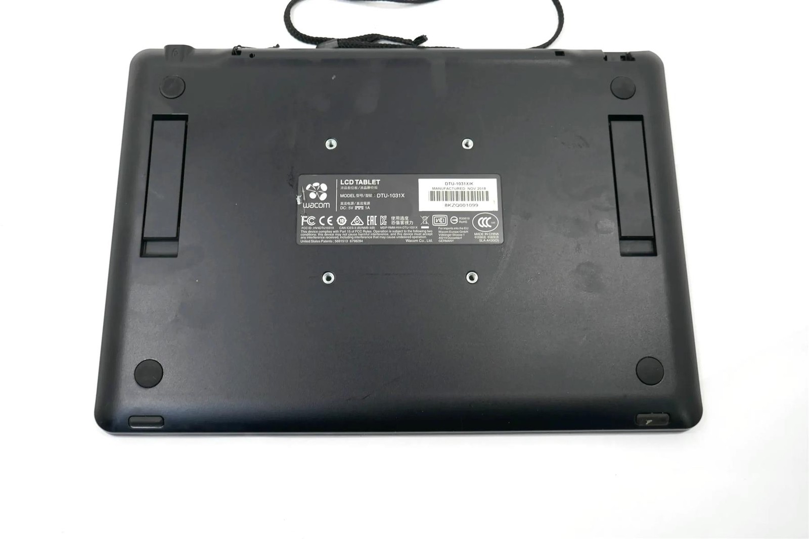 Wacom Interactive Pen Display DTU-1031X USB LCD Graphics Tablet w/ Pen