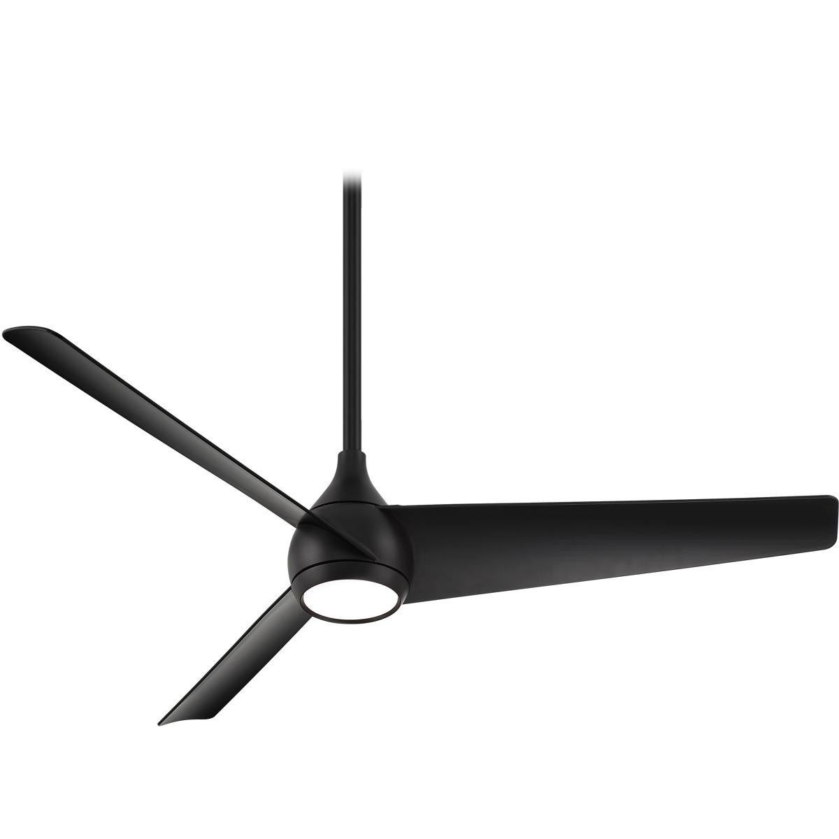 Minka-Aire Twist 52 inch Coal Indoor Ceiling Fan, Wifi F678L-CL - Open Box