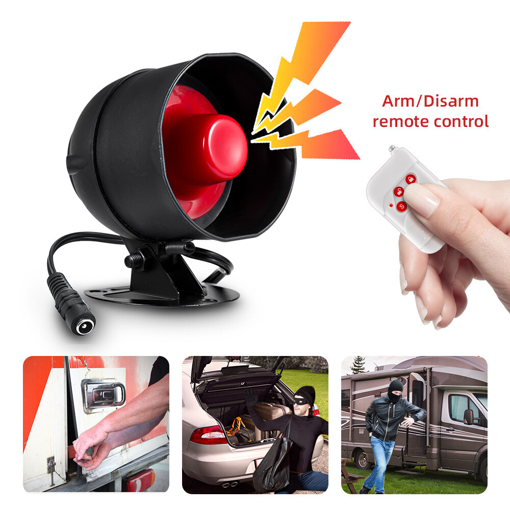 Simple DIY Wireless Safety Alarm System Window Sensor Burglar Warning Kit