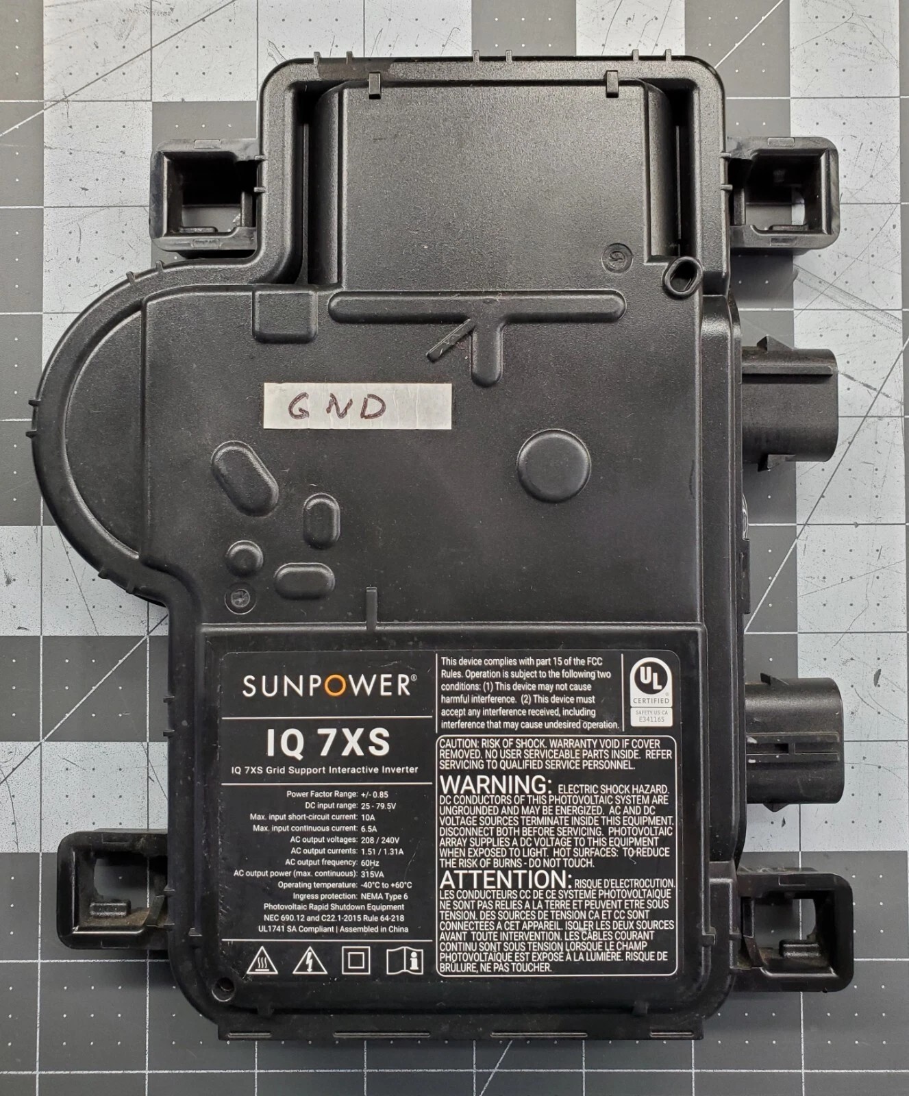 Enphase Sunpower IQ 7XS Microinverters  READ READ No DATA used