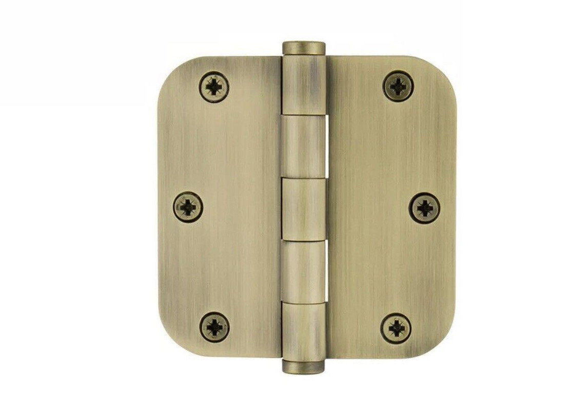 Grandeur BUTHNG-RD-MAR-RES-3.5 3.5 x 3.5 Inch Plain Bearing 5/8" - Brass W/screw