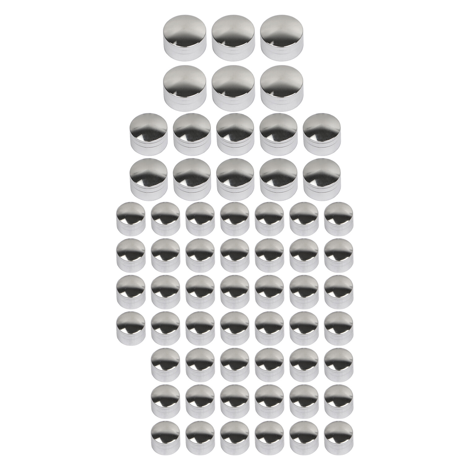 Chrome Engine Bolt Caps For Harley Softail Touring Electra Glide FLHT FLHTCU