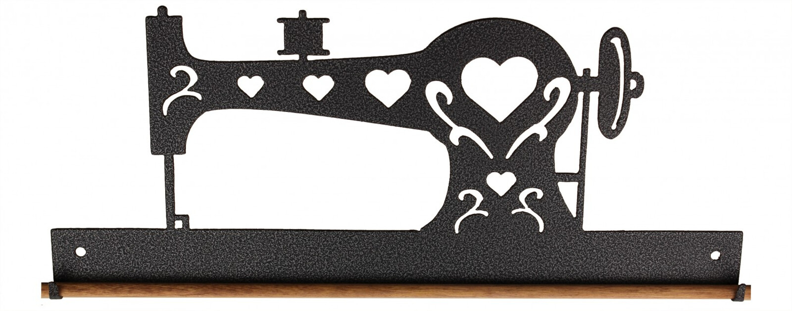 Classic Motifs 12 Inch Sewing Machine Charcoal Craft Holder