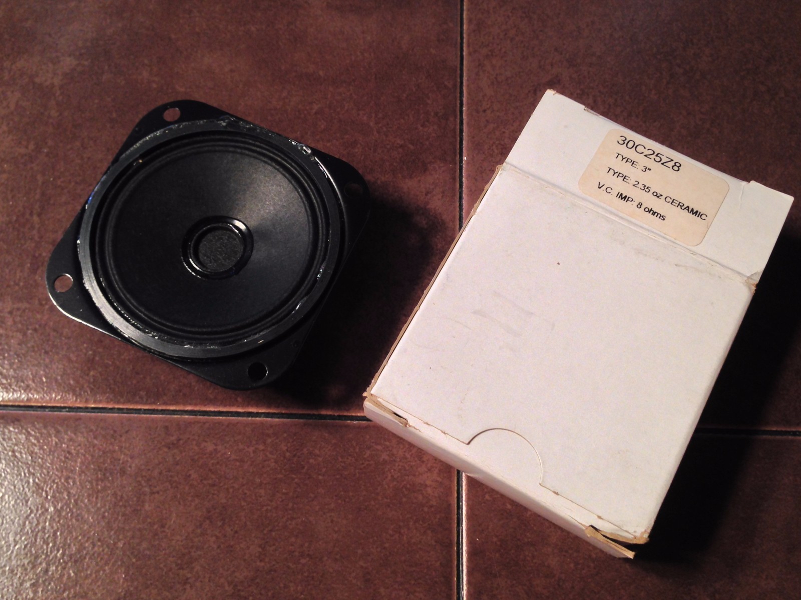 Quam 3" speaker, 30C25Z8 8 ohms