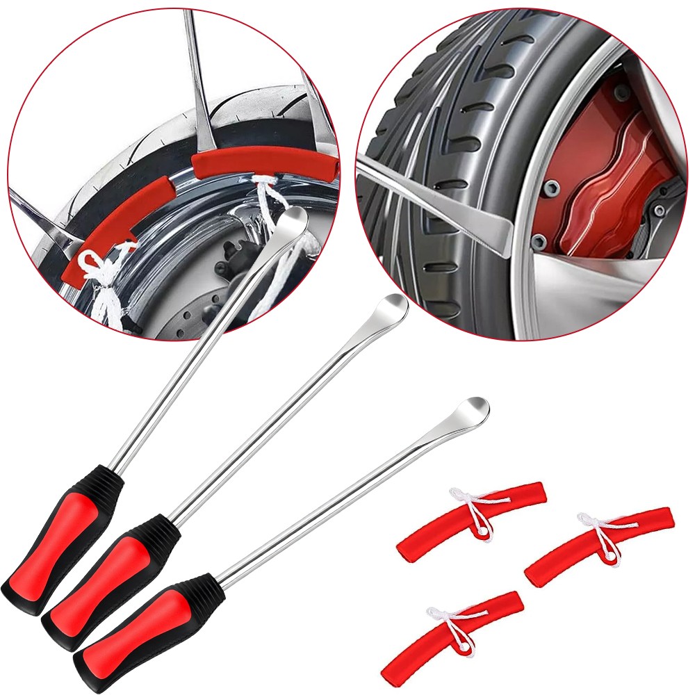25Pcs Tire Spoons Motorcycle Dirt Bike Tire Changing Tools Iron Set Lawn