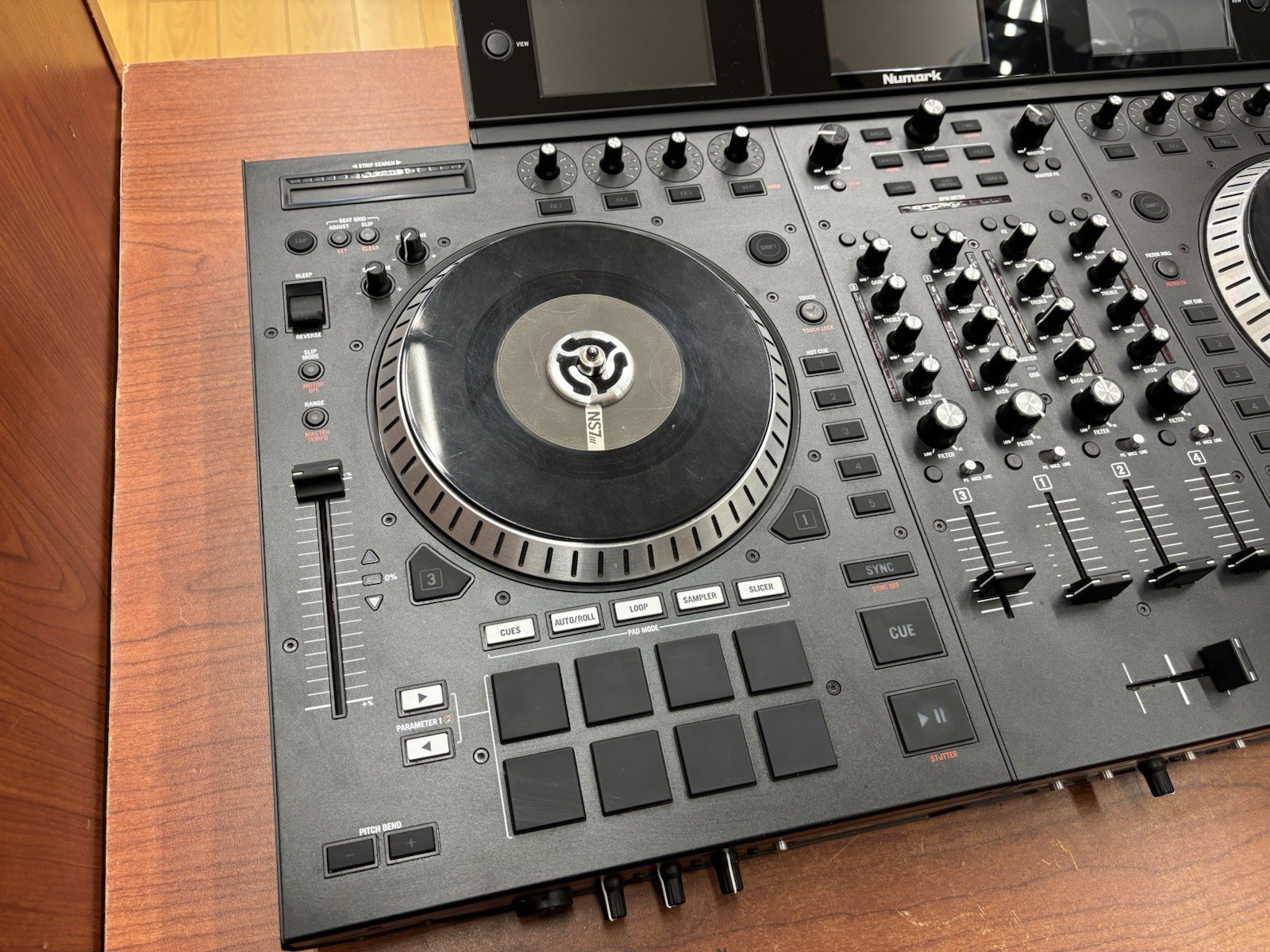 Numark NS7III Serato 4-Channel Motorized DJ Controller and Mixer with Display
