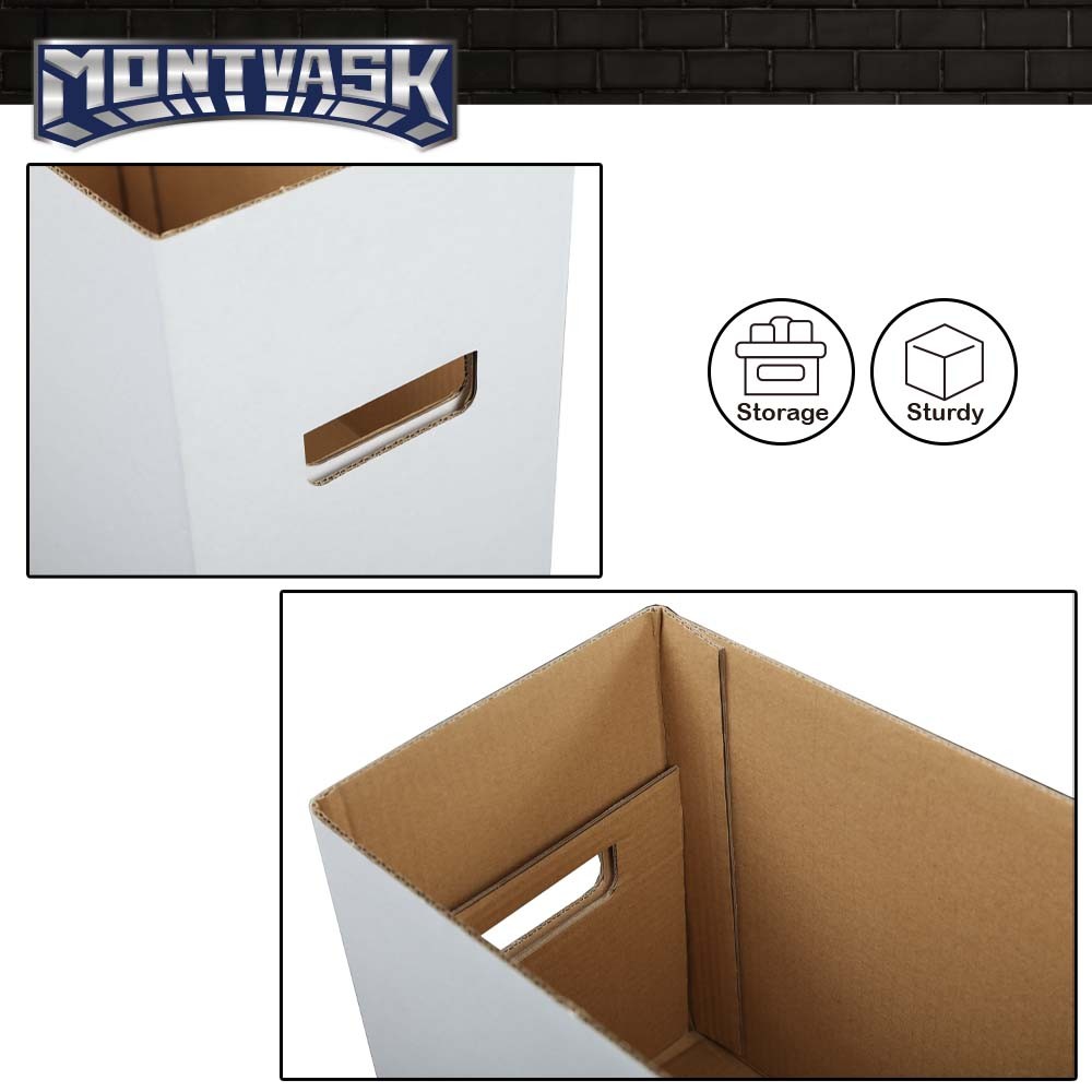 Comic Book Storage Boxes Short Holds 150-175 Stackable Archival Cardboard 3PCS