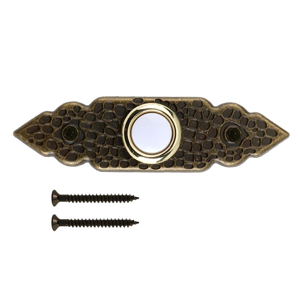 Replacement Wired Doorbell Button Bronze for Residential Commercial