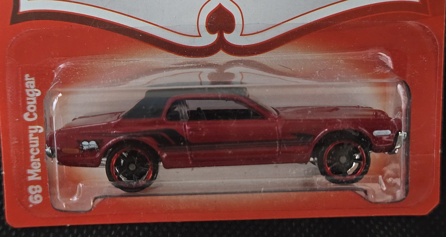 2009 Hot Wheels VALENTINES DAY '68 Mercury Cougar