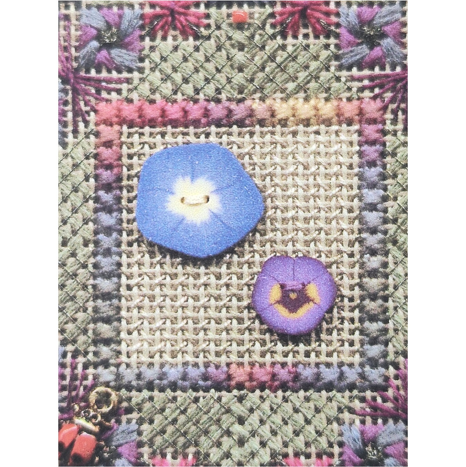 Delacroix Needlepoint Pattern '03 Gifford Kick Back & Stitch Geometric Booklet