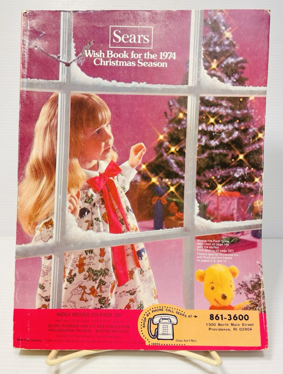 RARE Sears Wish Book for the 1974 Christmas Season Toys, Fashion, B/W & Color VG