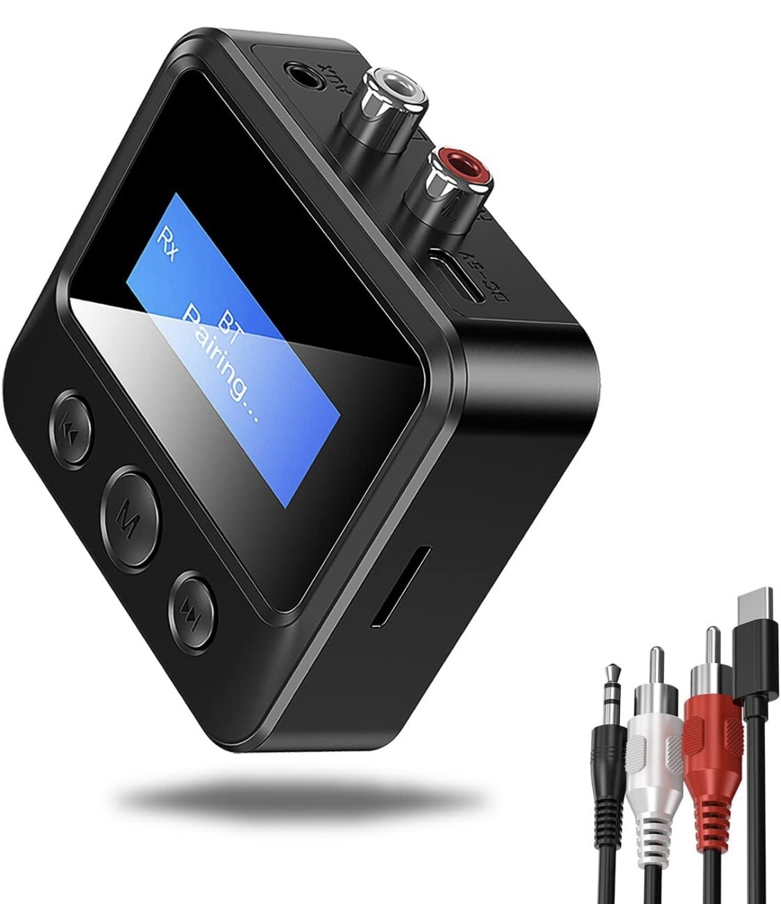 Bluetooth Transmitter, 2-in-1 Bluetooth Transmitter Receiver with LCD Screen