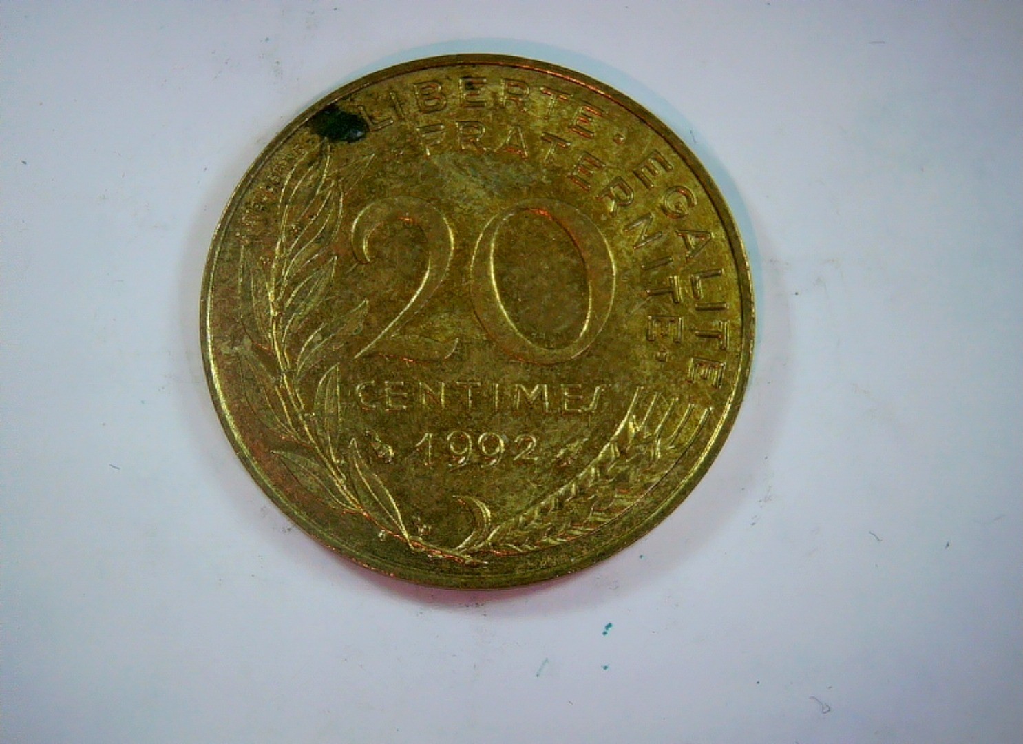 France 1992 20 Centimes Marianne (French Republic) Coin
