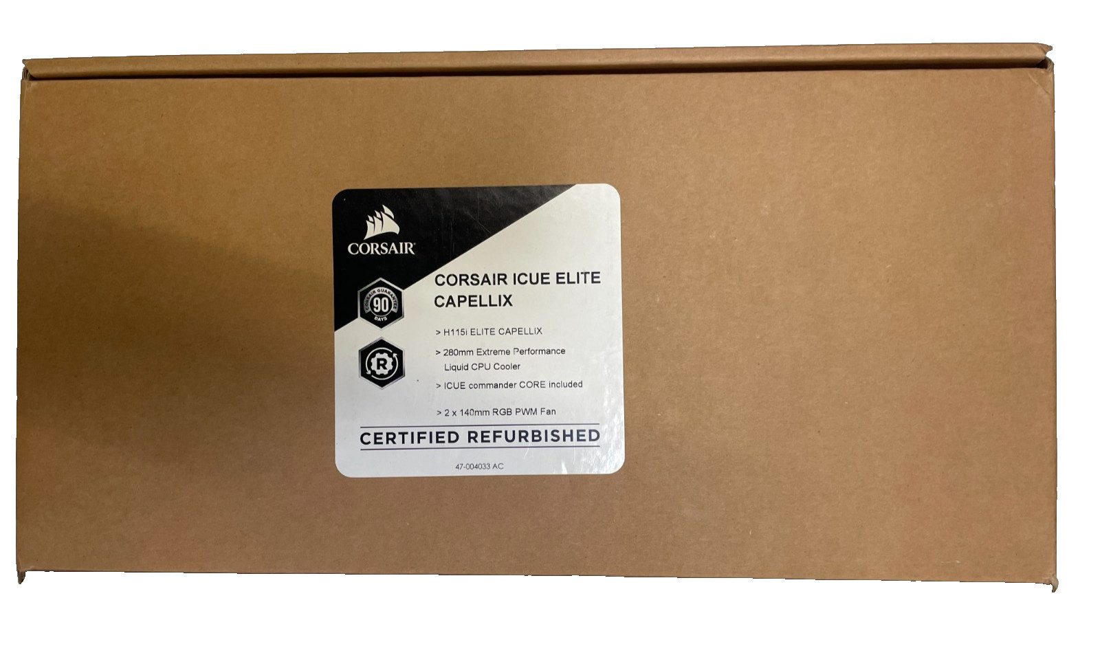 CORSAIR ICUE ELITE CAPERLLIX H115I 280mm EXTREME PERFORMENCE Liquid CPU Cooler